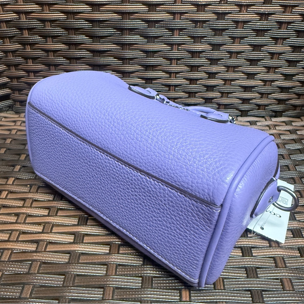 Coach Mini Rowan Women's Crossbody Sliver/Light Violet CR247 - Picture 4 of 8